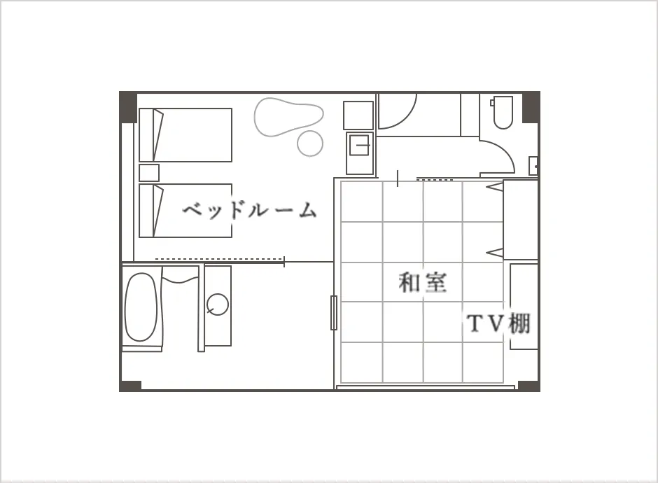 [1室限定] 恐竜コンセプトルーム 間取り図