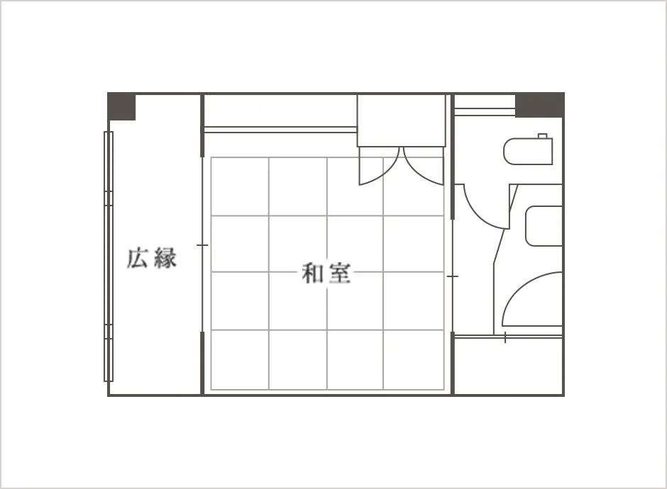 [通常] 和室 間取り図